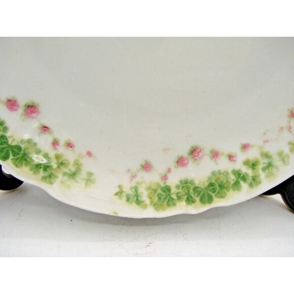 Vintage Clover Pink Floral Pattern Plate 7" Replacement Wedding Salad Porcelain - Picture 5 of 12